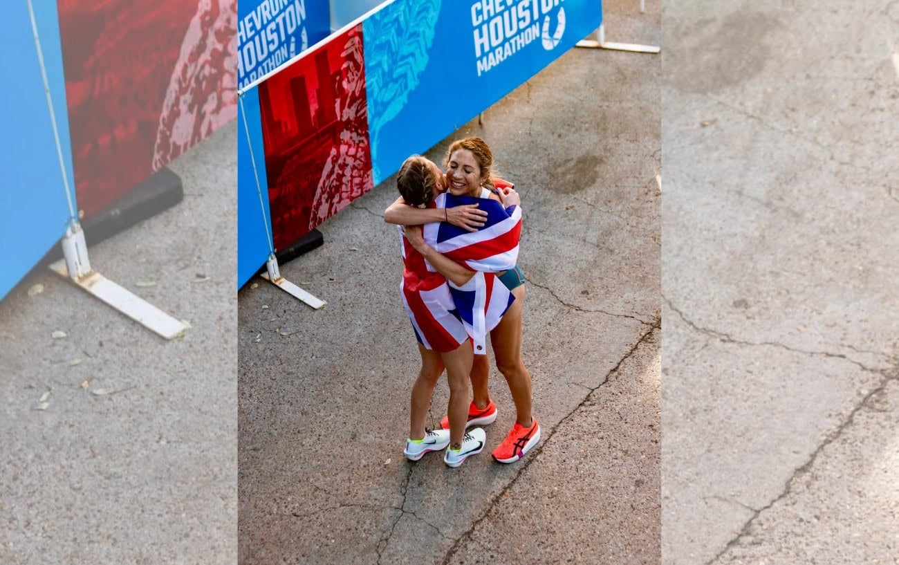 Sara Hall Signs On as a Pacer, Then Runs Her Way to Second at the Houston Marathon 2 Sara Hall Signs On as a Pacer, Then Runs Her Way to Second at the Houston Marathon 2