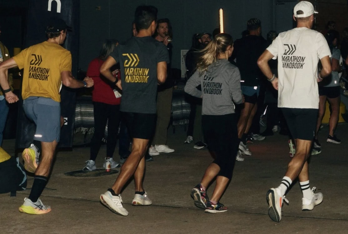 Group of runners participating in event.