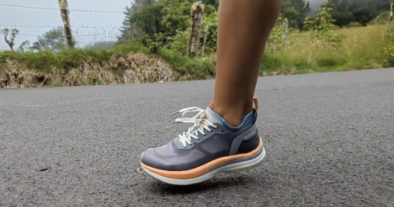 Running Shoe Review: Hettas Alma Tempo – Made for Women, by Women 3 Person walking in stylish running shoes