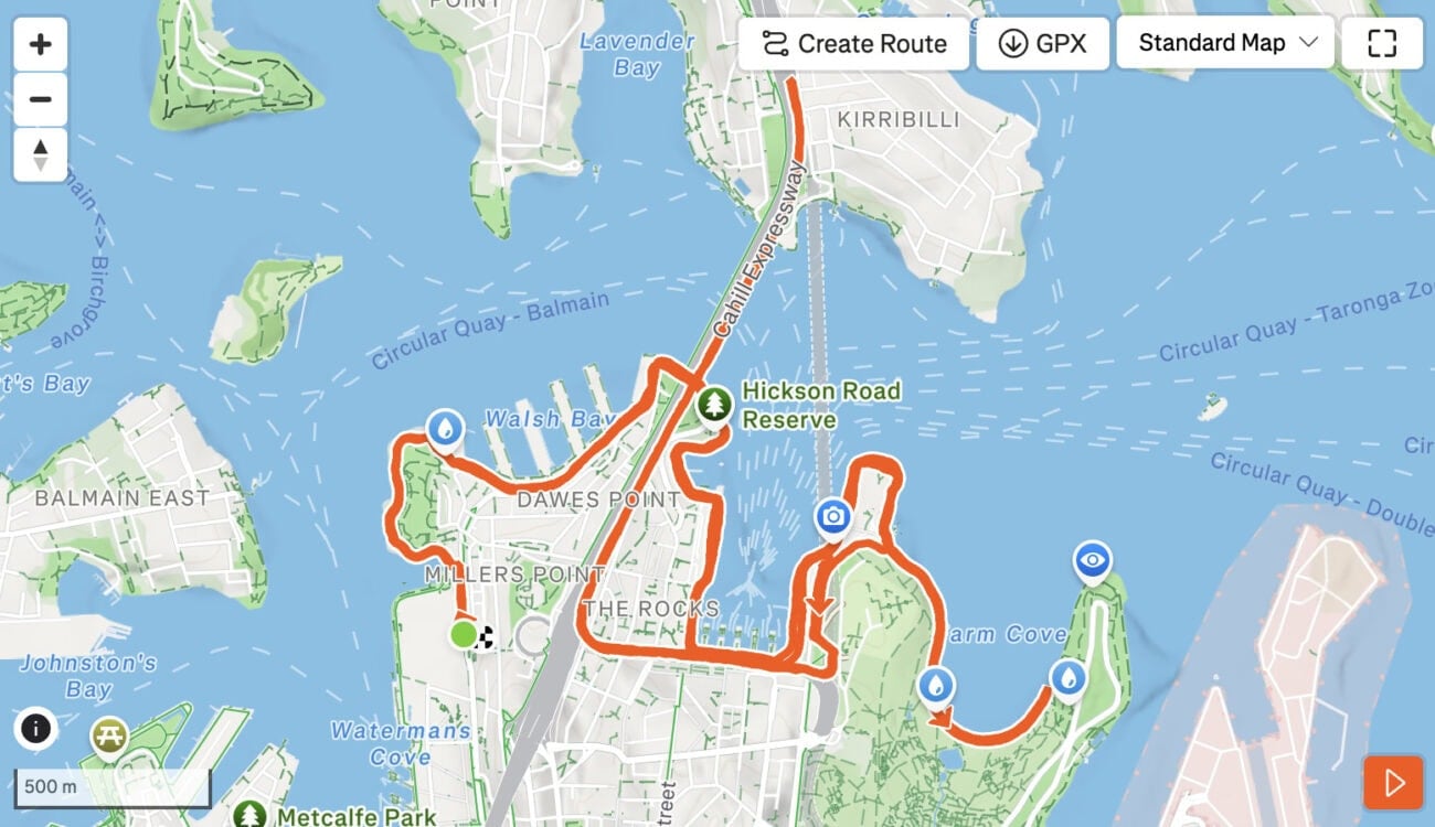 Our Strava map.
