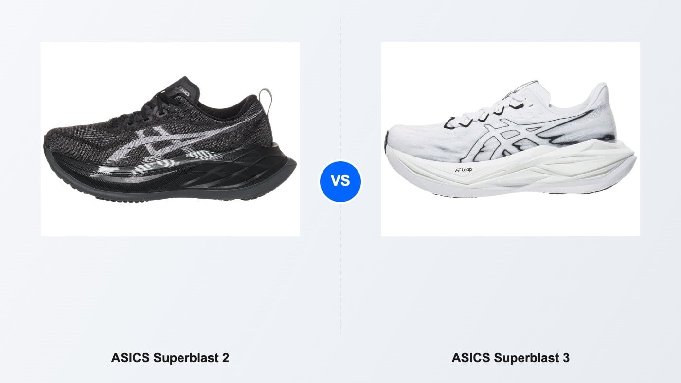 ASICS Superblast 2 vs Superblast 3 comparison