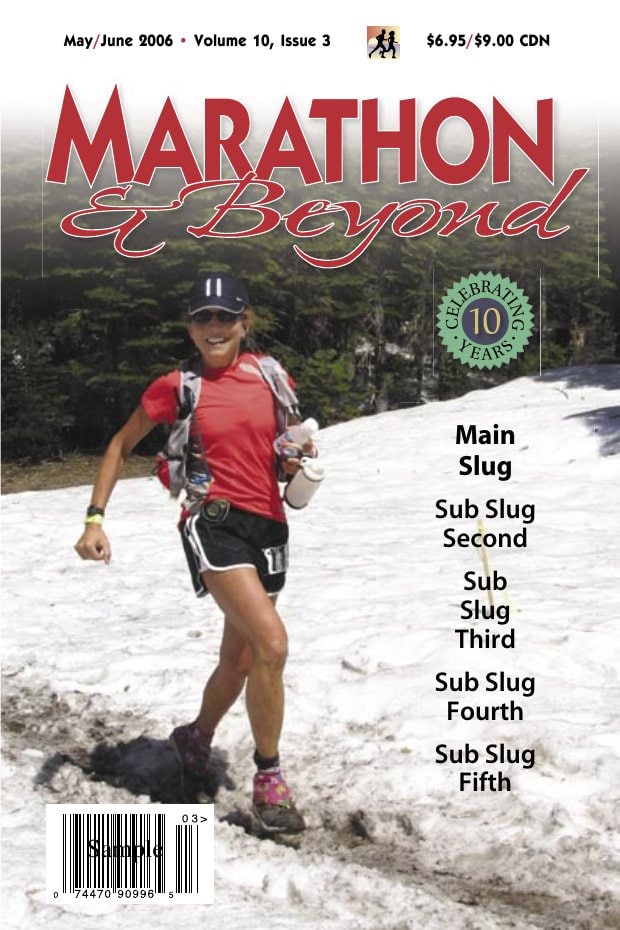 Marathon & Beyond, Vol. 10, No. 3 cover