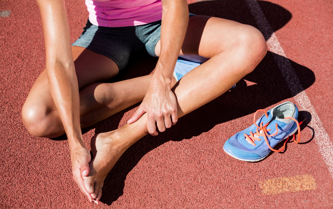 Runner with aching foot